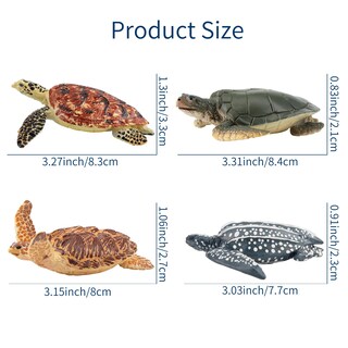 Foto 5 | Foto 5 | Figuras De Animales Toymany Sea Turtle, 6 Unidades, Para Niños Mayores De 3 Años - Venta Internacional.