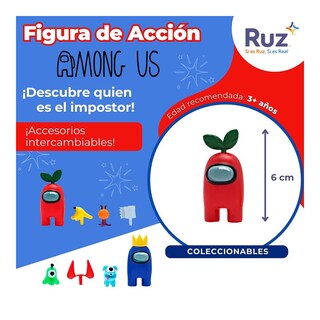 Foto 3 | Foto 3 | Set De Mini Figuras Ruz Among Us Con Accesorios (6cm)