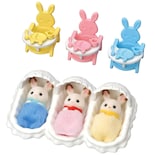 Set De Cuidado Para Trillizos Calico Critters De Dollhouse Playset Con Acc - Venta Internacional.