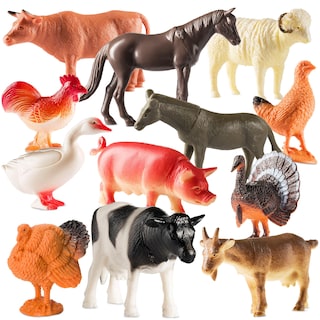 Foto 1 | Foto 1 | Bed Wina De Farm Animal Toys, Paquete De 12 Unidades, Para Niños, Con Diseño Realista - Venta Internacional.