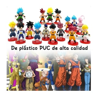 Foto 3 | Foto 3 | Dragon Ball Juguetes Mini Colección 16 Piezas 7 Cm Goku Etc Belug Multicolor