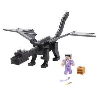 Foto 1 | Foto 1 | Figura De Acción Mattel Minecraft Ultimate Ender Dragon Con Steve - Venta Internacional.