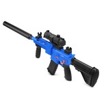 Pistola Juguete Recargable 12clip Lab.g  Azul