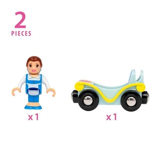 Foto 4 | Foto 4 | Set De Tren De Juguete Brio Disney Princess Belle Con Vagón Para Más De 3 Años - Venta Internacional.