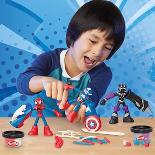 Foto 2 | Foto 2 | Playset Play-doh Marvel Hero Adventure Con 3 Figuras De Acción - Venta Internacional.