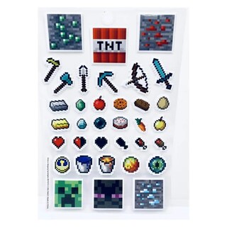 Foto 4 | Foto 4 | Libro De Pegatinas Para Cámara Infantil De Minecraft Con Más De 300 Pegatinas - Venta Internacional.