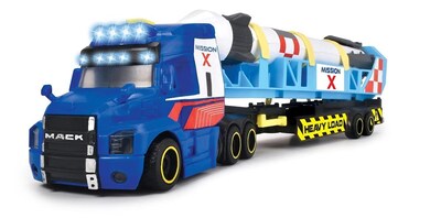 Foto 1 | Foto 1 | Vehículo De Juguete Dickie Toys Mack Truck Con Remolque Y Cohete - Venta Internacional.