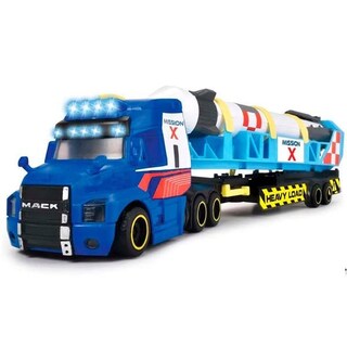 Foto 3 | Foto 3 | Vehículo De Juguete Dickie Toys Mack Truck Con Remolque Y Cohete - Venta Internacional.