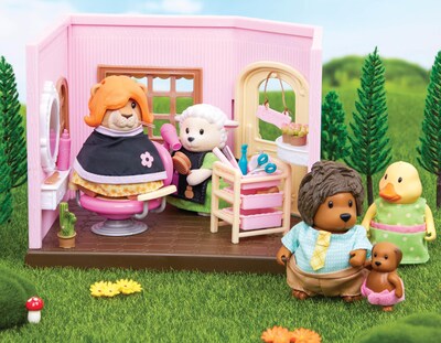 Foto 3 | Foto 3 | Set De Peluqueria De Juguete Li'l Woodzeez Con Figuras De Animales Para Más De 3 Años - Venta Internacional.
