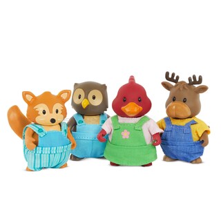 Foto 2 | Foto 2 | Juego Toy Li'l Woodzeez Friendz Club Forest Con 4 Figuras De Muñecas - Venta Internacional.