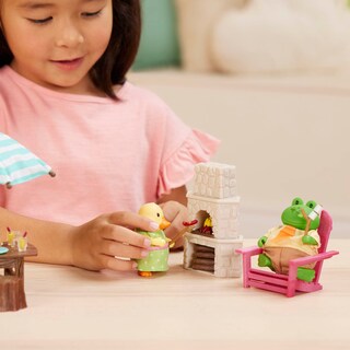 Foto 5 | Foto 5 | Toy Backyard Furniture Playhouse Lil Woodzeez Con Hoguera - Venta Internacional.