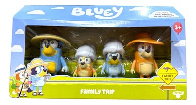 Foto 1 | Foto 1 | Bluey Family Trip Viaje Familiar Set 4 Figuras Moose Cf