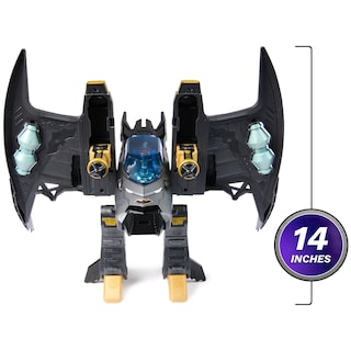 Foto 3 | Foto 3 | Playset Dc Comics Metal Force Transforming Batwing Con Figuras - Venta Internacional.