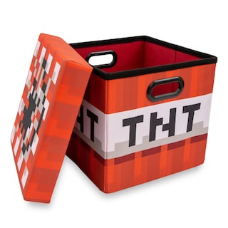 Foto 3 | Foto 3 | Juego De Cubos De Almacenamiento Toynk De Tela Minecraft De 33 Cm Con Tapa 4 Unidades - Venta Internacional.