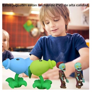 Foto 5 | Foto 5 | Juguetes de Plantas Vs Zombies, Lab.g de color Verde y Azul