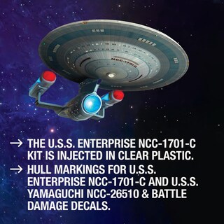 Foto 3 | Foto 3 | Maqueta Amt Star Trek Uss Enterprise Ncc-1701-c 1:1400 - Venta Internacional.