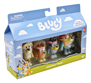 Foto 2 | Foto 2 | Bluey Wedding Time Tiempo De Boda Set 4 Figuras Moose