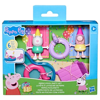 Foto 2 | Foto 2 | Playset Peppa Pig Peppa's Pool Party Con 2 Figuras Y 4 Access. - Venta Internacional.