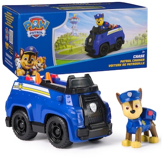 Foto 1 | Foto 1 | Coche De Juguete Paw Patrol Chase's Patrol Cruiser Con Figura De Acción - Venta Internacional.
