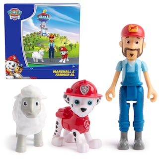 Foto 1 | Foto 1 | Pack De Figuras Paw Patrol Marshall & Farmer Al Con Oveja 3+ - Venta Internacional.