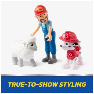 Foto 6 | Foto 6 | Pack De Figuras Paw Patrol Marshall & Farmer Al Con Oveja 3+ - Venta Internacional.