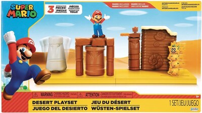 Foto 4 | Foto 4 | Playset Super Mario Desert Con Figura De Mario De 2 5 Pulgadas - Venta Internacional.