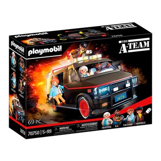 Foto 1 | Foto 1 | Furgoneta A-team De Juguete Playmobil Con Puerta Corredera Área De Carga Y Herramientas - Venta Internacional.