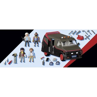 Foto 2 | Foto 2 | Furgoneta A-team De Juguete Playmobil Con Puerta Corredera Área De Carga Y Herramientas - Venta Internacional.