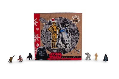 Foto 3 | Foto 3 | Alfileres Esmaltados Para Calendario De Adviento De Star Wars 24 Alfileres Únicos - Venta Internacional.