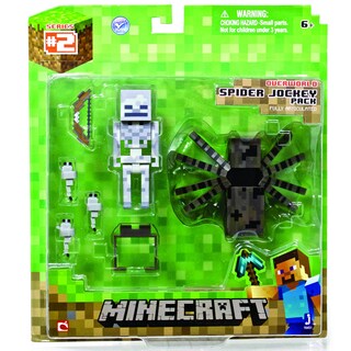 Foto 2 | Foto 2 | Figura De Acción Minecraft Spider Jockey Pack Series 2 - Venta Internacional.