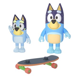 Foto 5 | Foto 5 | Set De Figuras Bluey Skateboarding De 6 35 Cm Y Papá De 8 3 Cm Paquete De 2 - Venta Internacional.