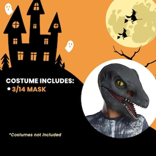 Foto 4 | Foto 4 | Máscara Rubies Jurassic World Velociraptor 3/4 Para Niños - Venta Internacional.