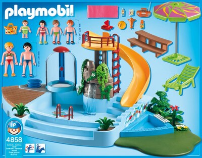 Foto 3 | Foto 3 | Set De Construcción Playmobil 4858 Piscina Con Tobogán - Venta Internacional.
