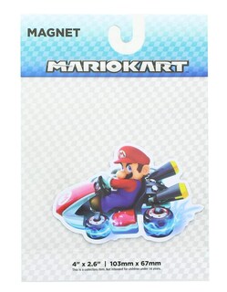 Foto 3 | Foto 3 | Magnet Nintendo Super Mario Brothers Kart Auto De 10 Cm - Venta Internacional.