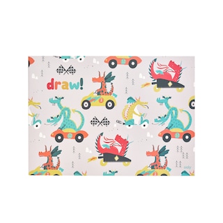 Foto 3 | Foto 3 | Bloc de Bocetos Ooly Multicolor Dragon Race Tracks Doodle Pad Sketchbook 2 Piezas