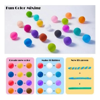 Foto 4 | Foto 4 | Figuras de Plastilina Magical Mass Clay Modeladas en Arcilla 36 Piezas - Venta Internacional