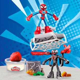 Foto 2 | Foto 2 | Playset Play-doh Marvel Spider-man Launch & Slice Battle - Venta Internacional.