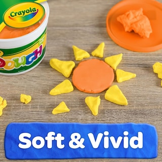 Foto 5 | Foto 5 | Cubo Resellable Play Dough Crayola Orange De 1,36 Kg Para Niños - Venta Internacional.
