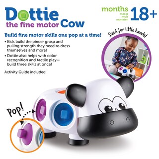 Foto 6 | Foto 6 | Recursos De Aprendizaje Sobre Habilidades Motoras Finas, Juguetes, Dottie Cow, 18 Meses O Más - Venta Internacional.