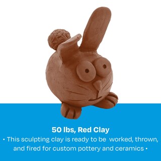 Foto 7 | Foto 7 | Clay Sax 400237, Loza Húmeda A Fuego Bajo, 22,68 Kg, Color Rojo - Venta Internacional.