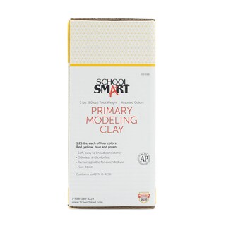 Foto 7 | Foto 7 | Arcilla Para Modelar School Smart, Permanentemente Blanda, 2,27 Kg, Varios Colores - Venta Internacional.