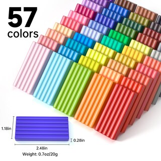 Foto 2 | Foto 2 | Arcilla Polimérica Shuttle Art, 57 Colores, Horno Para Hornear Con Herramientas Y Accesorios - Venta Internacional.