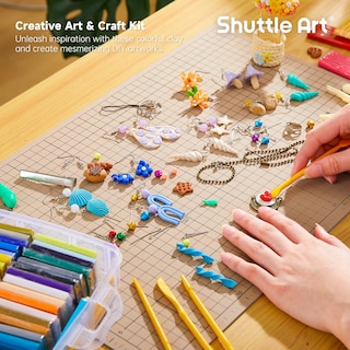 Foto 6 | Foto 6 | Kit De Arcilla Polimérica Shuttle Art 60 Colores Con 19 Herramientas Y Accesorios - Venta Internacional.
