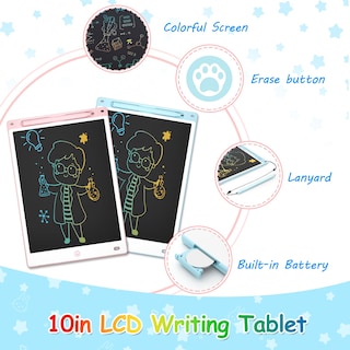 Foto 2 | Foto 2 | Venta Internacional - Tableta De Escritura Lcd Qqduck De 10 Pulgadas, Paquete De 2 Para Niños De 3 A 8 Años
