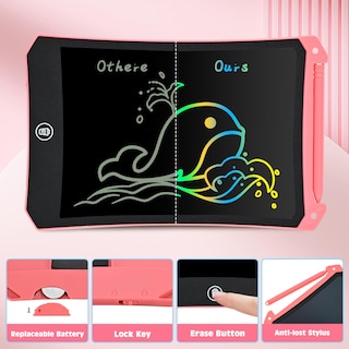 Foto 5 | Foto 5 | Venta Internacional - Tableta De Escritura Lcd Cimetech De 8.5 Pulgadas, Paquete De 2 Para Niños De 3 A 8 Años