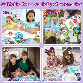 Foto 3 | Foto 3 | Venta Internacional - Libros Para Colorear Kalysky Para Niños, Paquete De 20 Con 240 Imágenes De 5,1 X 7
