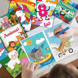 Foto 7 | Foto 7 | Venta Internacional - Libros Para Colorear Kalysky Para Niños, Paquete De 20 Con 240 Imágenes De 5,1 X 7
