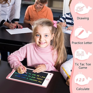 Foto 2 | Foto 2 | Venta Internacional - Tableta De Escritura Lcd Hockvill Para Niños De 8.8 Pulgadas, Rosa Y Más De 3 Años
