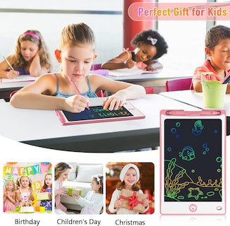 Foto 7 | Foto 7 | Venta Internacional - Tableta De Escritura Lcd Hockvill Para Niños De 8.8 Pulgadas, Rosa Y Más De 3 Años