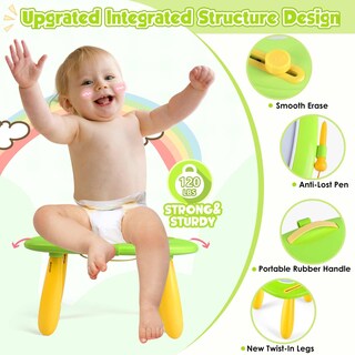 Foto 5 | Foto 5 | Tablero De Dibujo Magnético Smasiagon Para Niños De 1 A 3 Años, Verde - Venta Internacional.